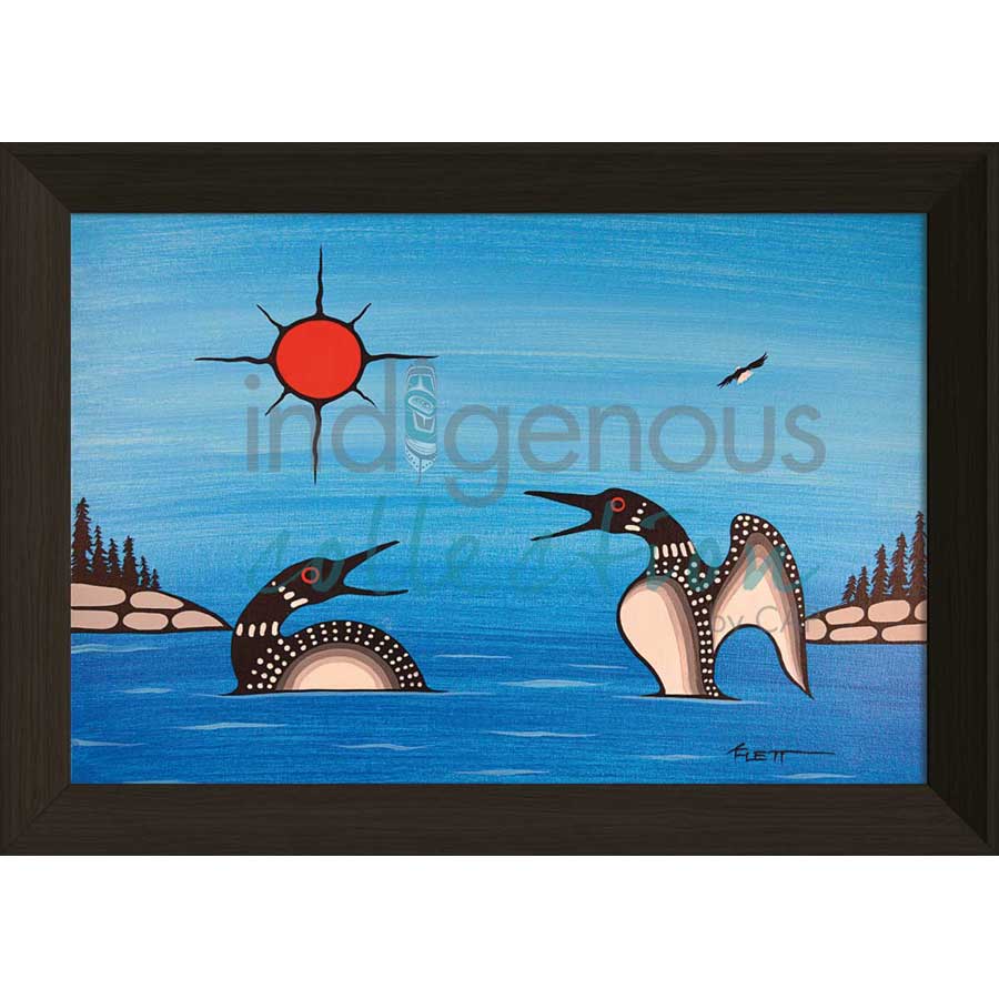 Communication by artist Kurt Flett - Oji-Cree. Indigenous Collection