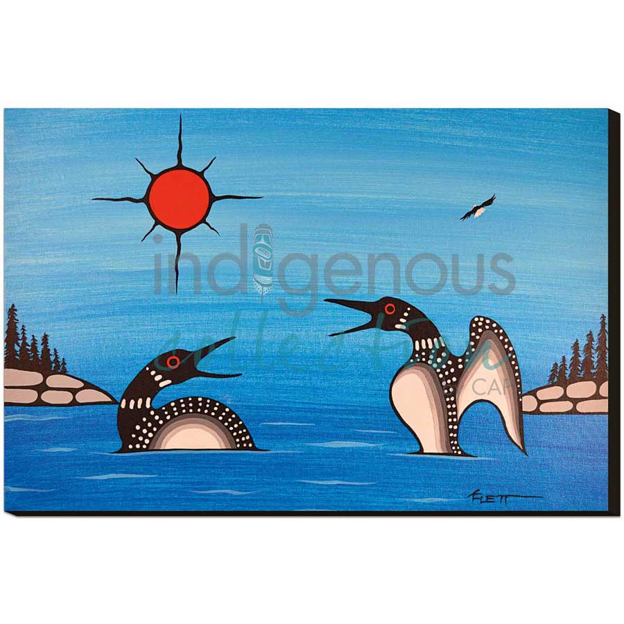 Communication by artist Kurt Flett - Oji-Cree. Indigenous Collection