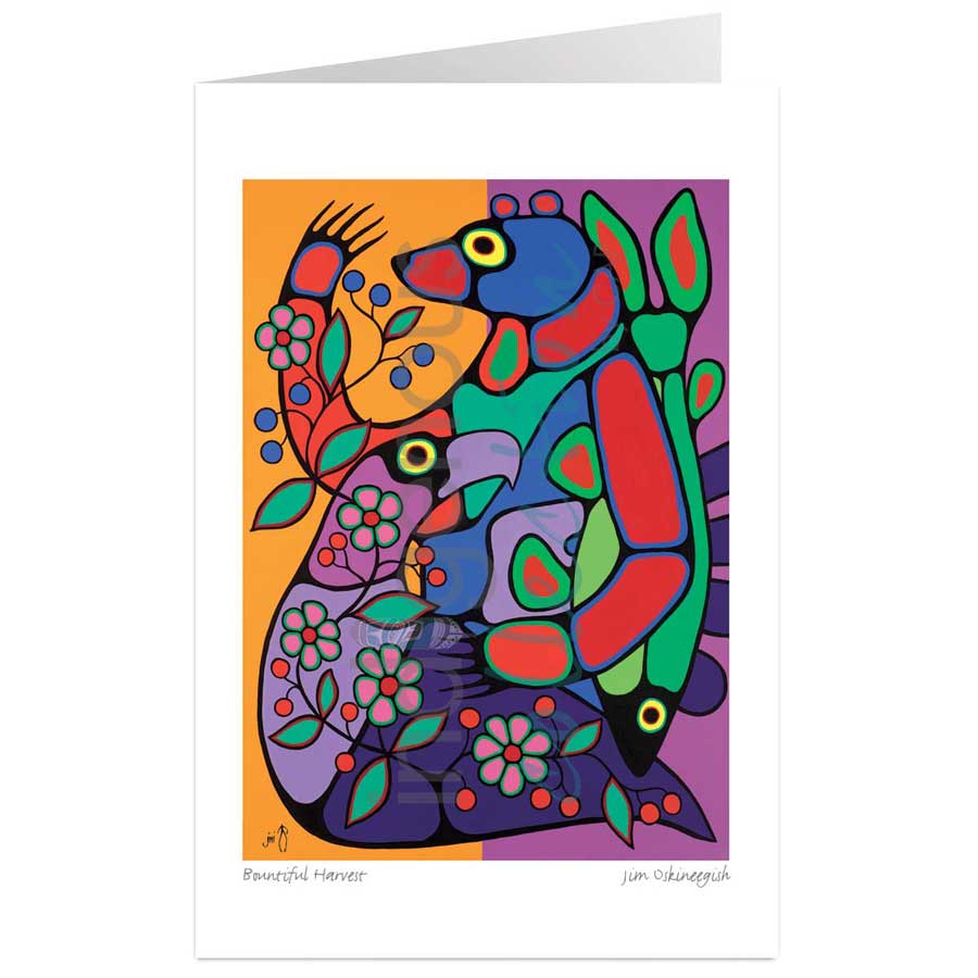 Bountiful Harvest by artist Jim Oskineegish