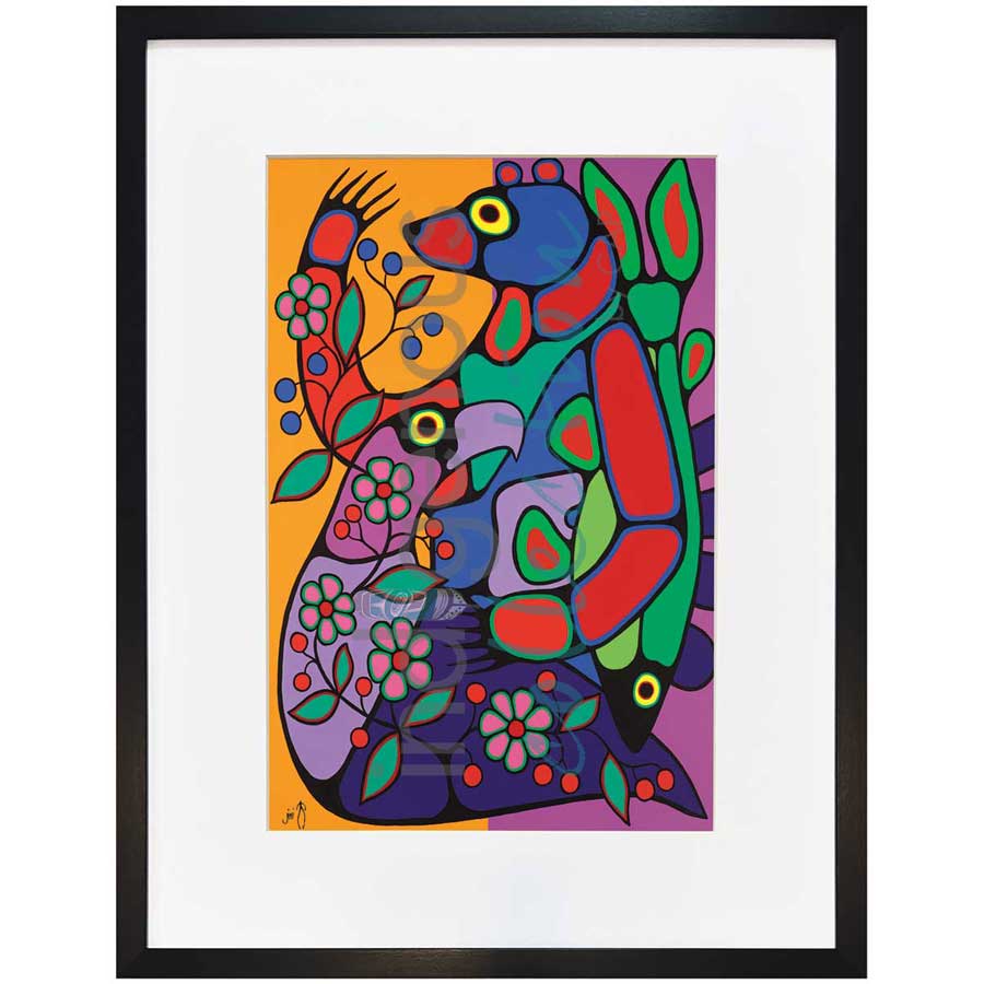Bountiful Harvest by artist Jim Oskineegish - Ojibway. Indigenous Collection