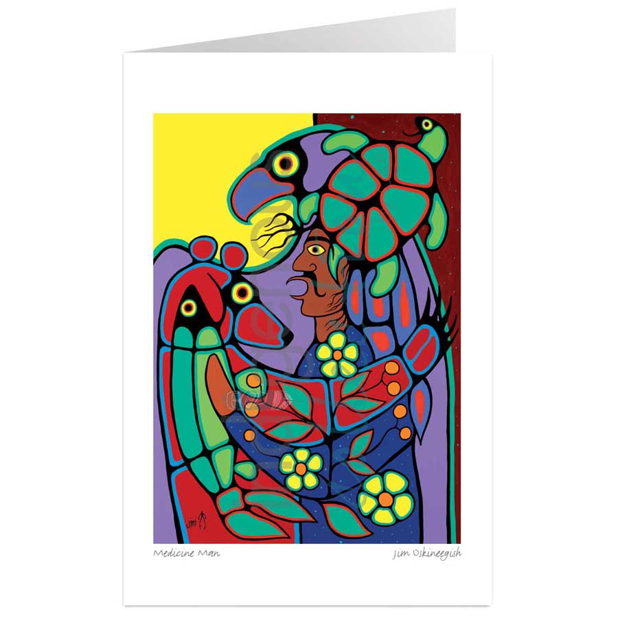 Medicine Man by artist Jim Oskineegish