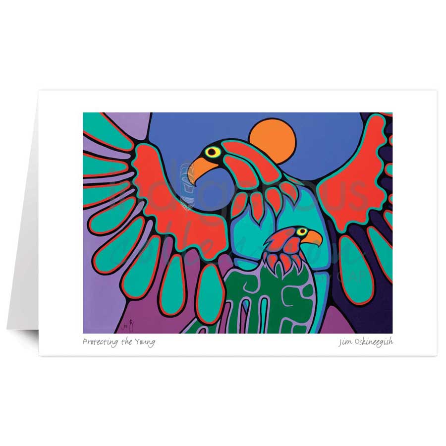 Protecting The Young by artist Jim Oskineegish