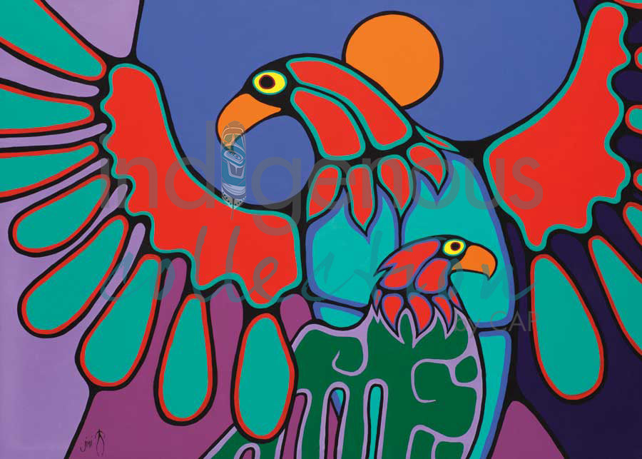 Protecting The Young by artist Jim Oskineegish