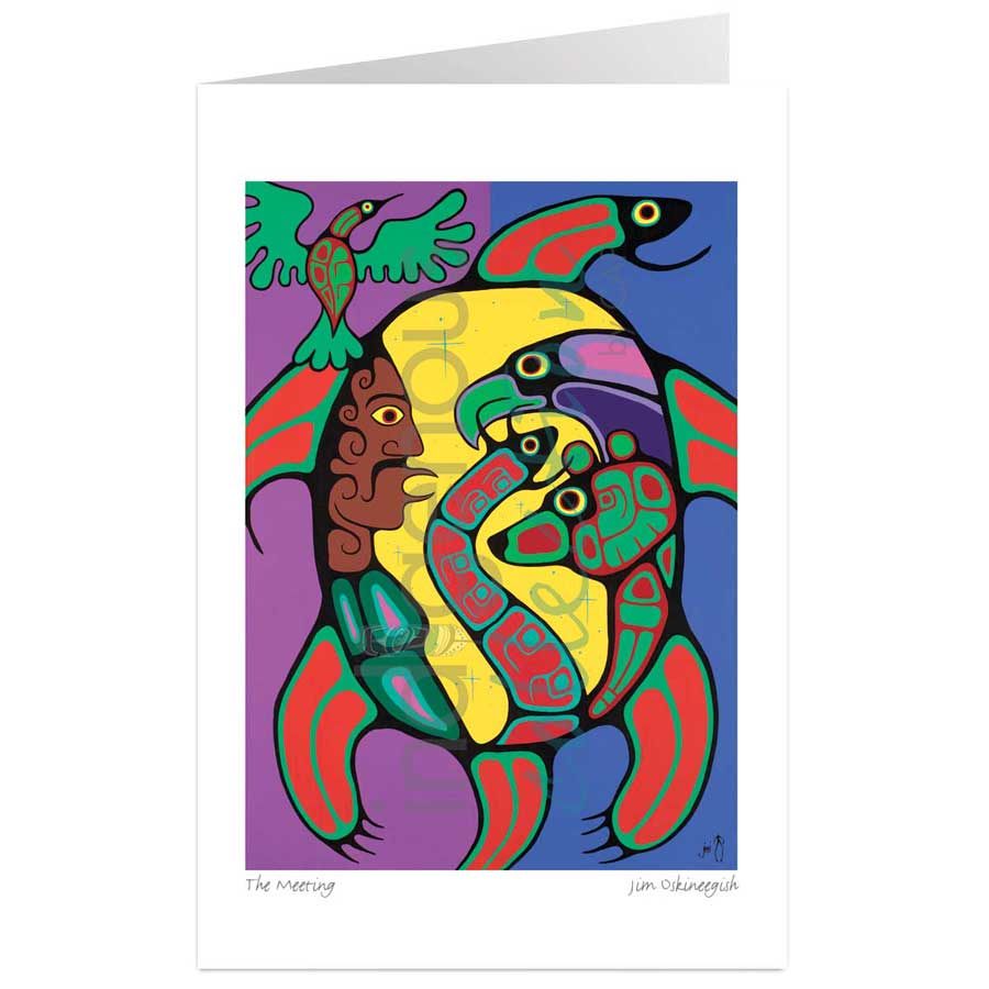 The Meeting by artist Jim Oskineegish