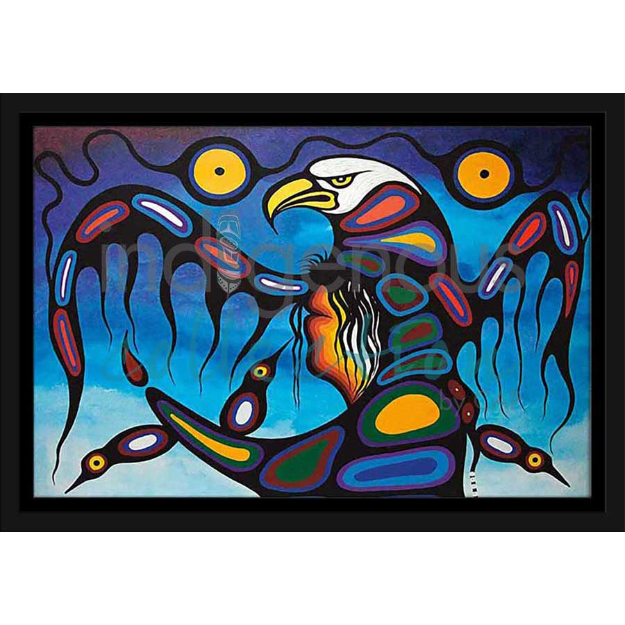 The Shaman Thunderbird by artist Frank Polson - Algonquin. Indigenous Collection