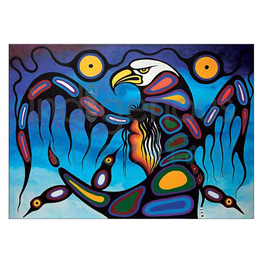 The Shaman Thunderbird Canvas Prints