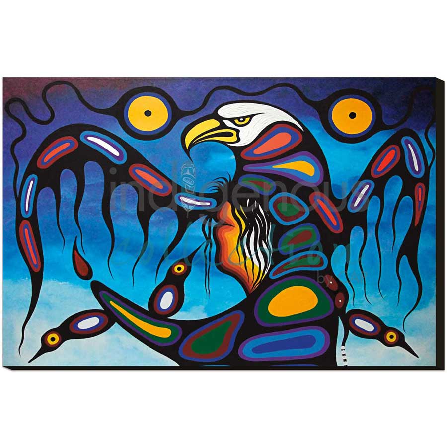 The Shaman Thunderbird by artist Frank Polson - Algonquin. Indigenous Collection