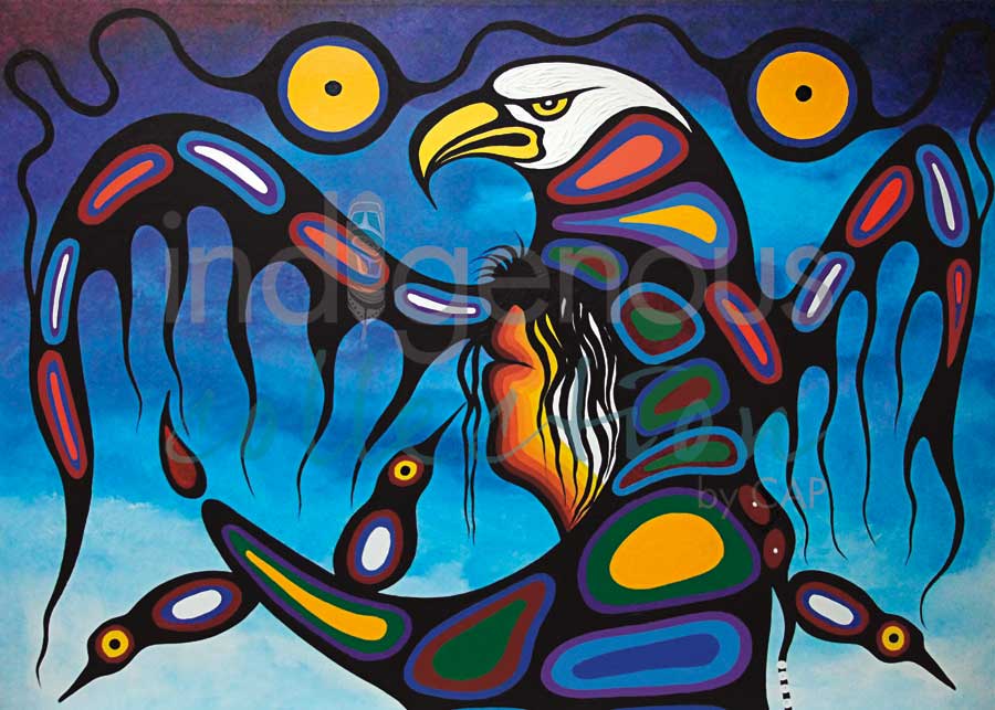 The Shaman Thunderbird by artist Frank Polson