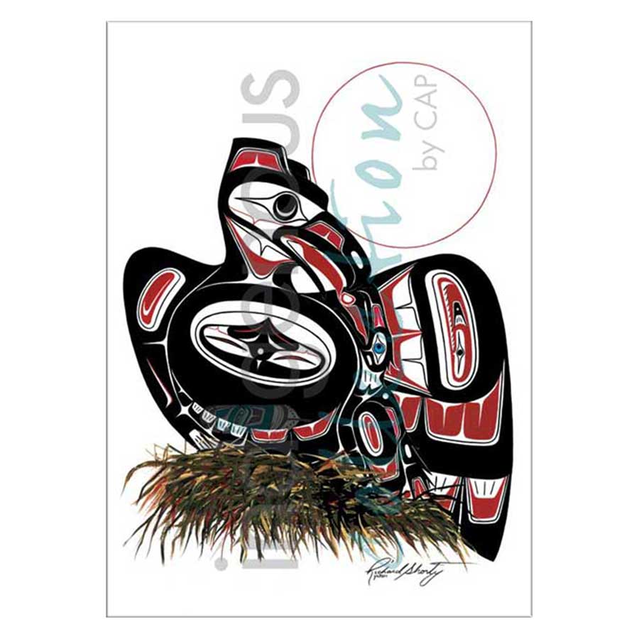 Raven & Little One Canvas Prints