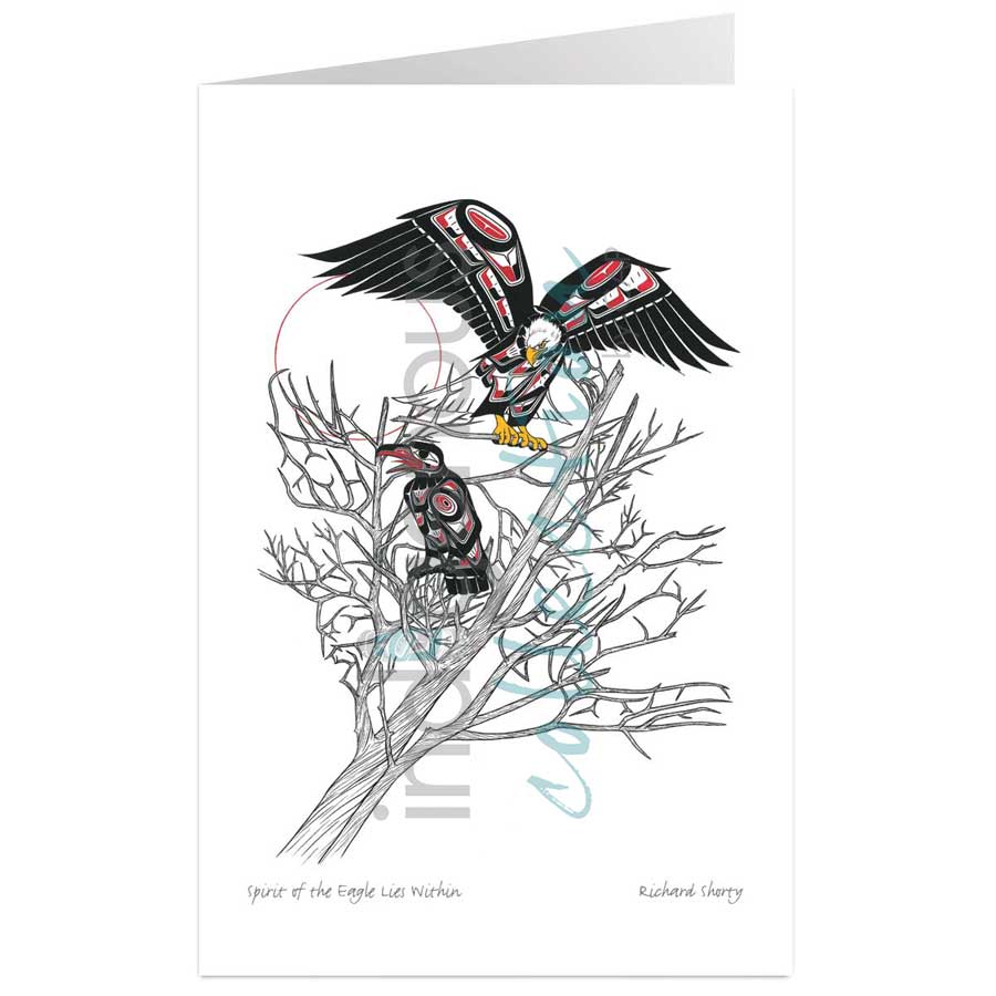 Spirit of the Eagle Eyes Within by artist Richard Shorty