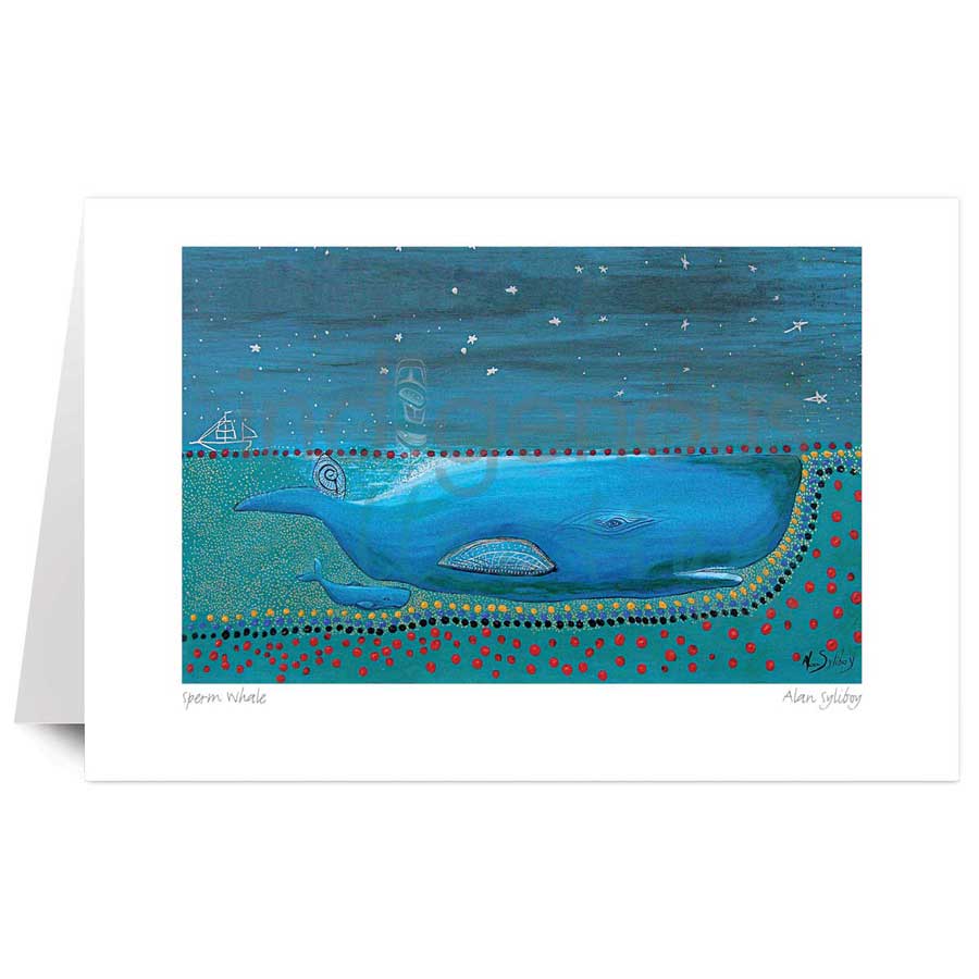 Sperm Whale by artist Alan Syliboy