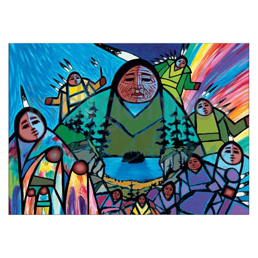 She Keeps Us Together Canvas Prints