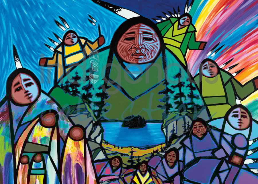 She Keeps Us Together by artist Jerry Whitehead