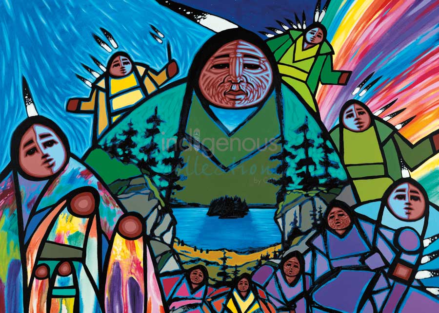 She Keeps Us Together by artist Jerry Whitehead