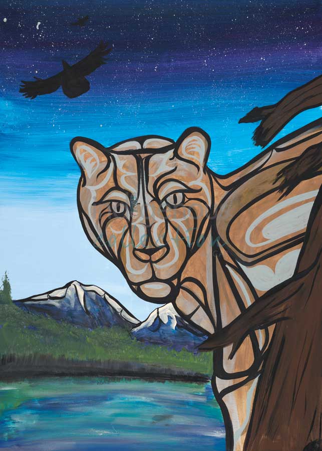 Huntress by artist Edgar Alan Rossetti