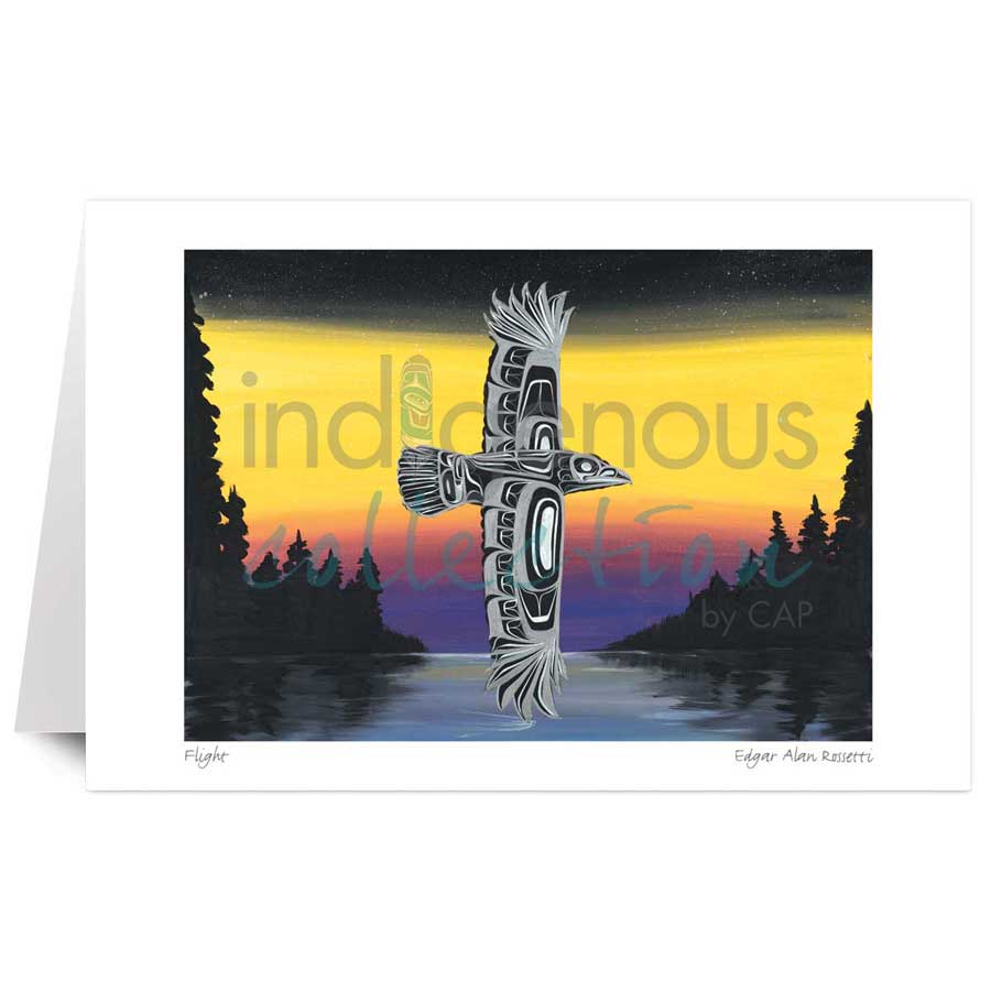 Flight by artist Edgar Alan Rossetti