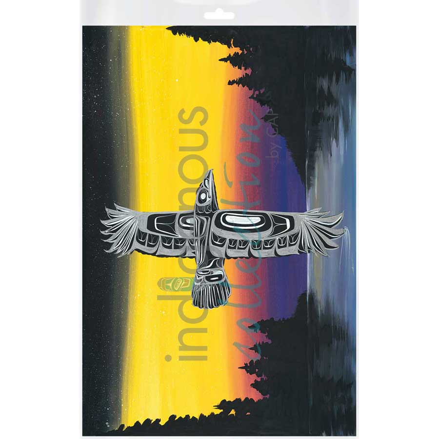 Flight by artist Edgar Alan Rossetti - Binche keh yoh. Indigenous Collection