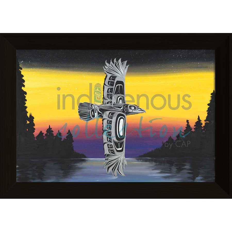Flight by artist Edgar Alan Rossetti - Binche keh yoh. Indigenous Collection
