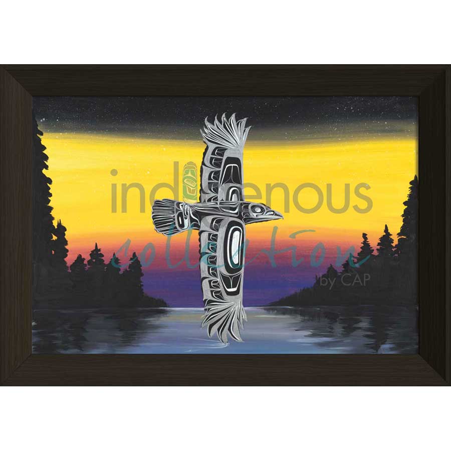 Flight by artist Edgar Alan Rossetti - Binche keh yoh. Indigenous Collection
