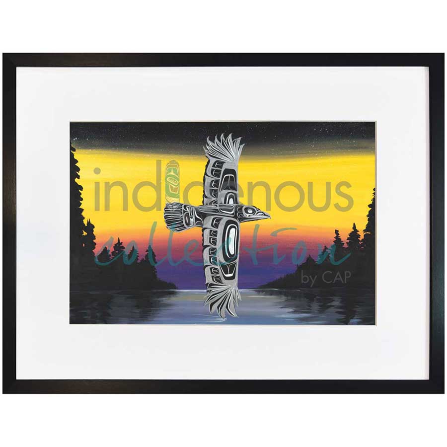 Flight by artist Edgar Alan Rossetti - Binche keh yoh. Indigenous Collection