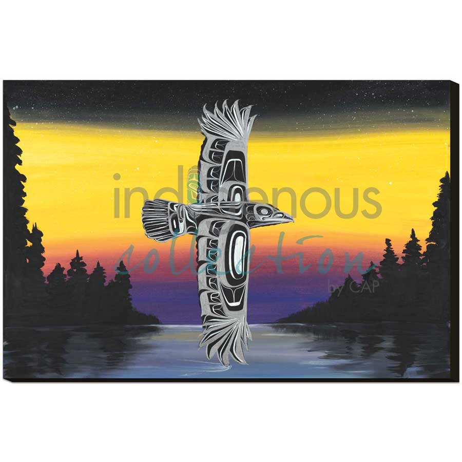 Flight by artist Edgar Alan Rossetti - Binche keh yoh. Indigenous Collection