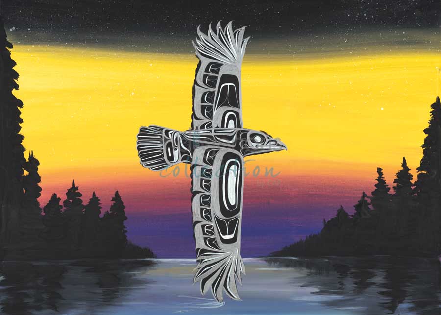 Flight by artist Edgar Alan Rossetti