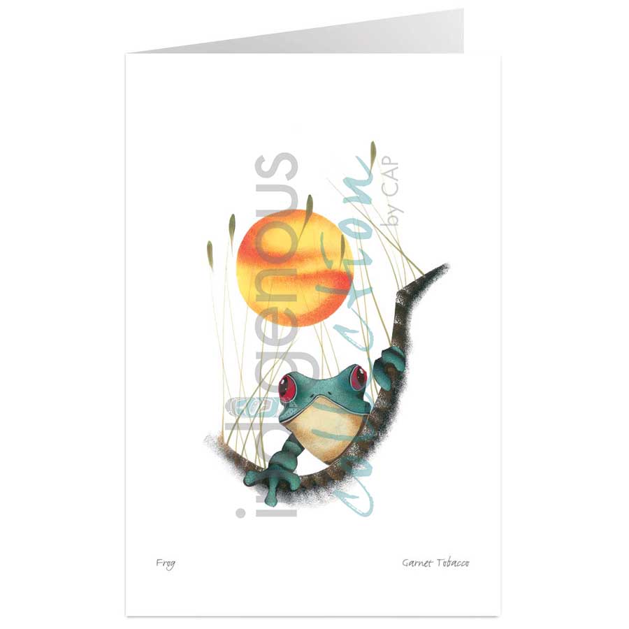 Frog by artist Garnett Tobacco