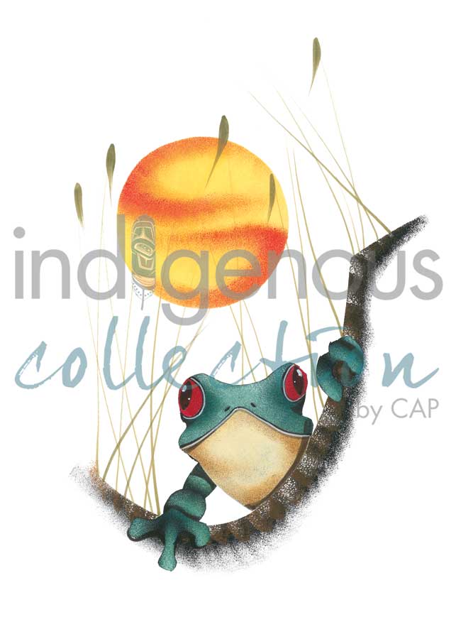 Frog by artist Garnett Tobacco