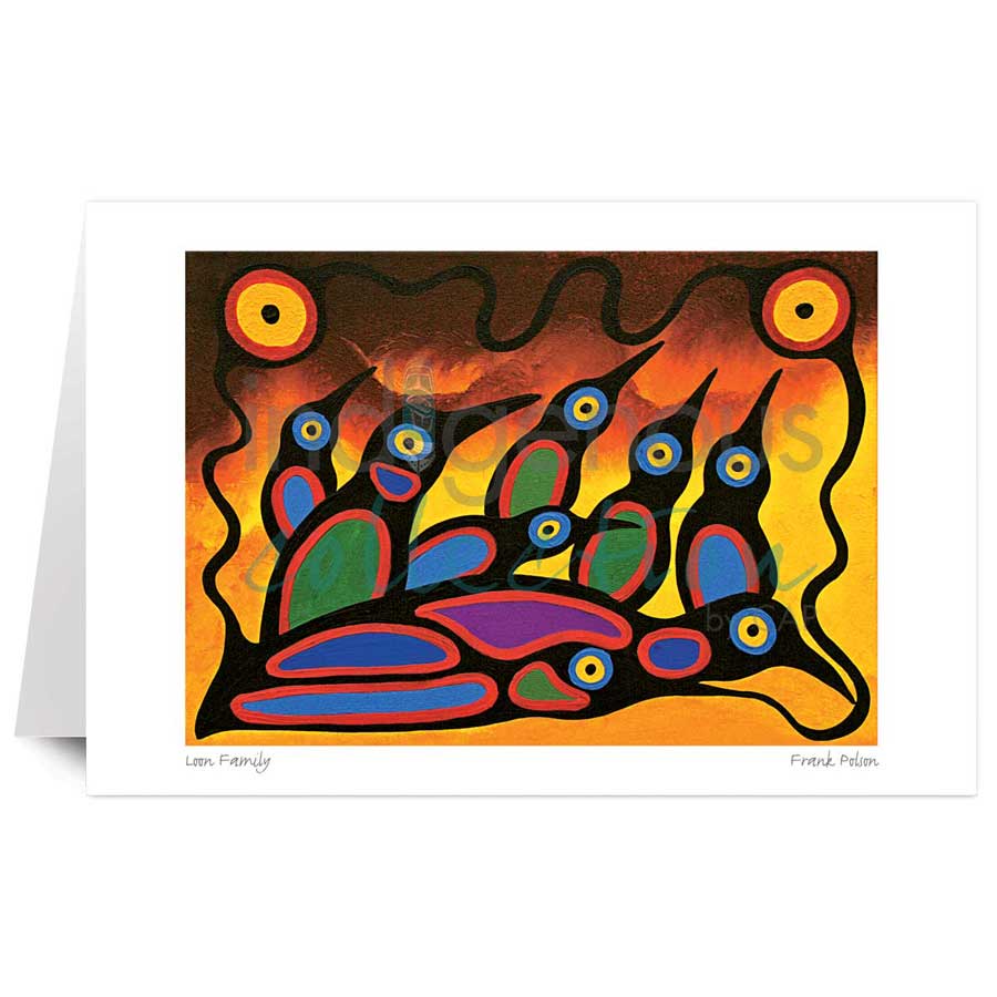 Loon Family by artist Frank Polson