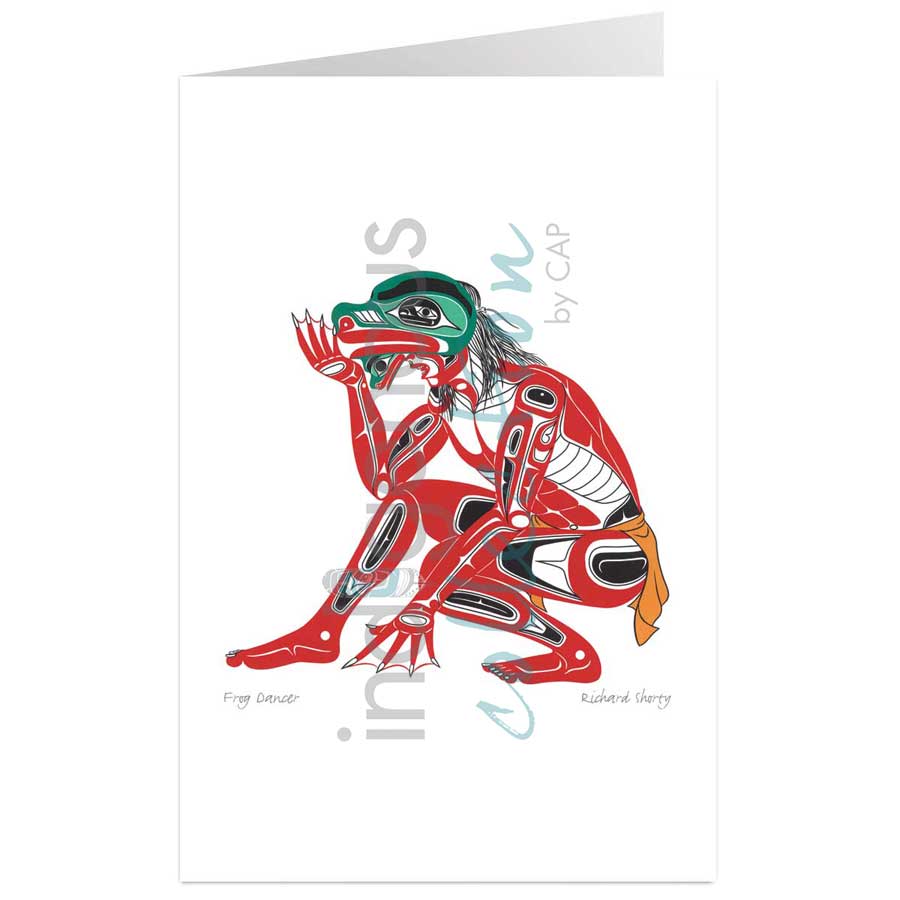 Frog Dancer by artist Richard Shorty