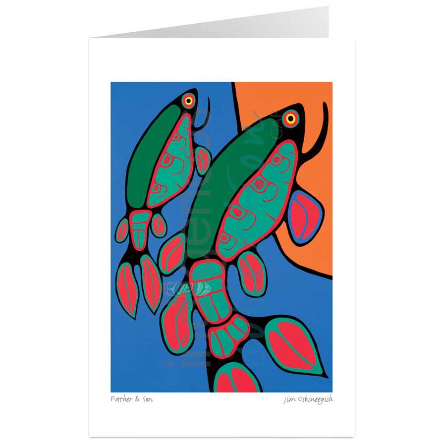 Father & Son by artist Jim Oskineegish