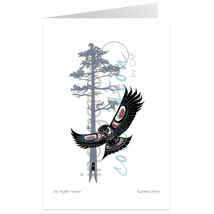 Owl Night Hunter by artist Richard Shorty