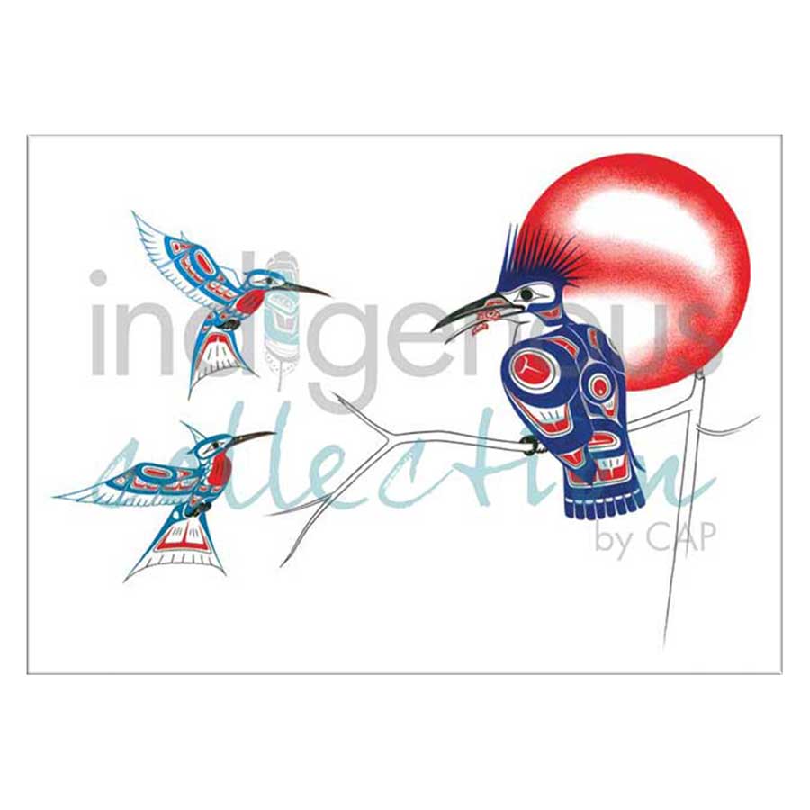 Hummingbird & King Fisher Canvas Prints