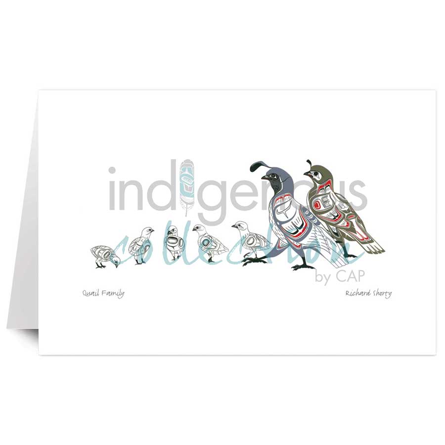 Quail Family by artist Richard Shorty