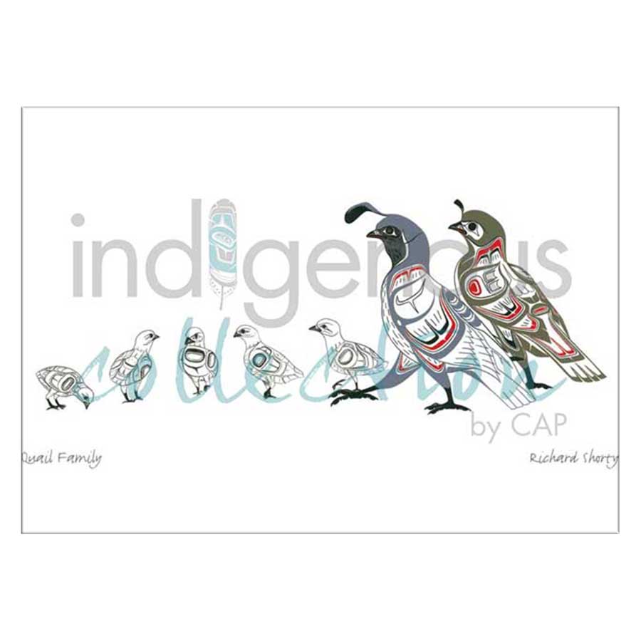 Quail Family Canvas Prints