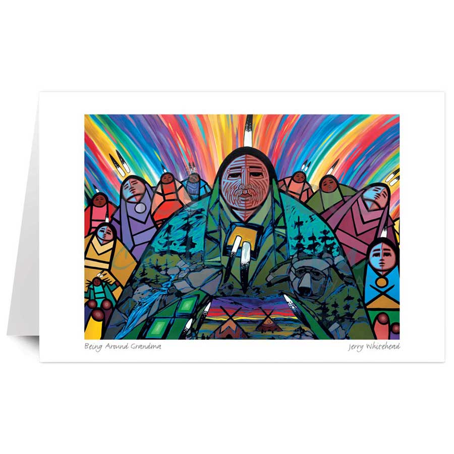 Being Around Grandma by artist Jerry Whitehead