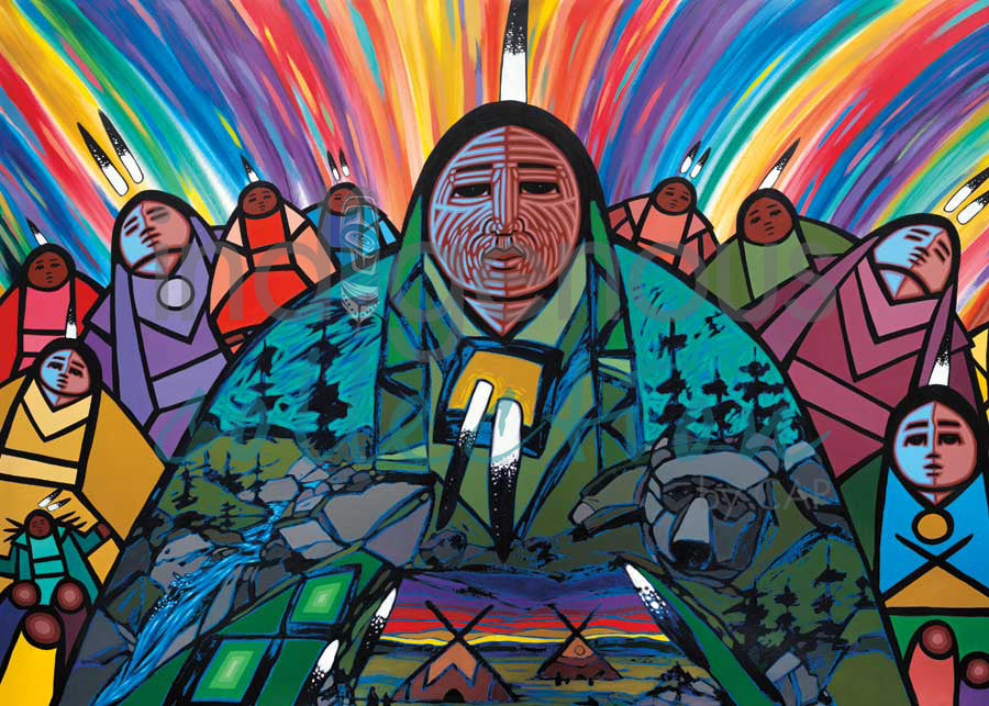 Being Around Grandma by artist Jerry Whitehead