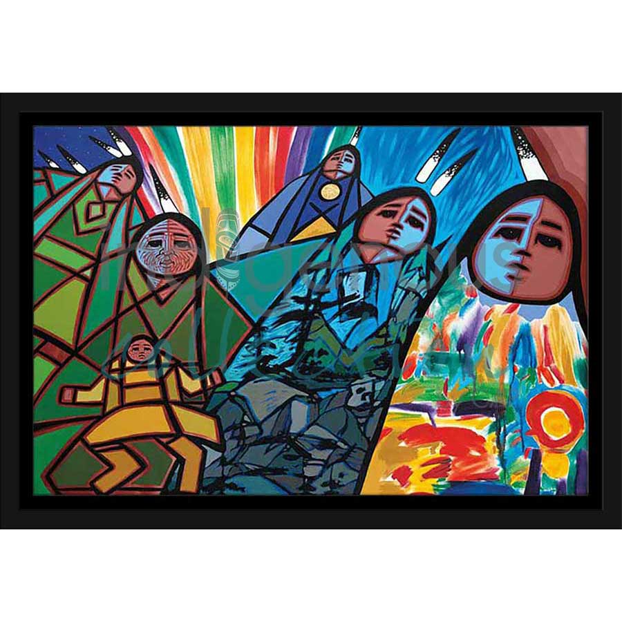 The Lives We Lived by artist Jerry Whitehead - Cree. Indigenous Collection