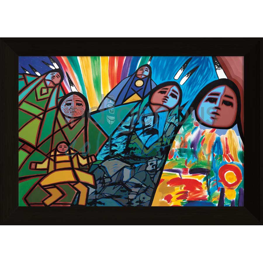 The Lives We Lived by artist Jerry Whitehead - Cree. Indigenous Collection