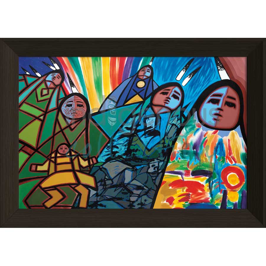The Lives We Lived by artist Jerry Whitehead - Cree. Indigenous Collection