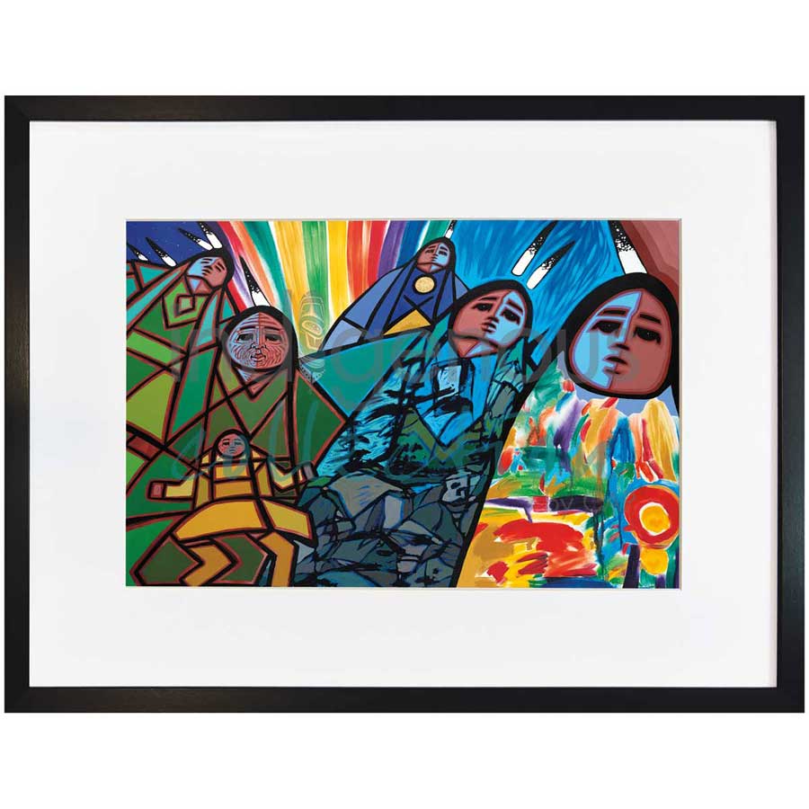 The Lives We Lived by artist Jerry Whitehead - Cree. Indigenous Collection