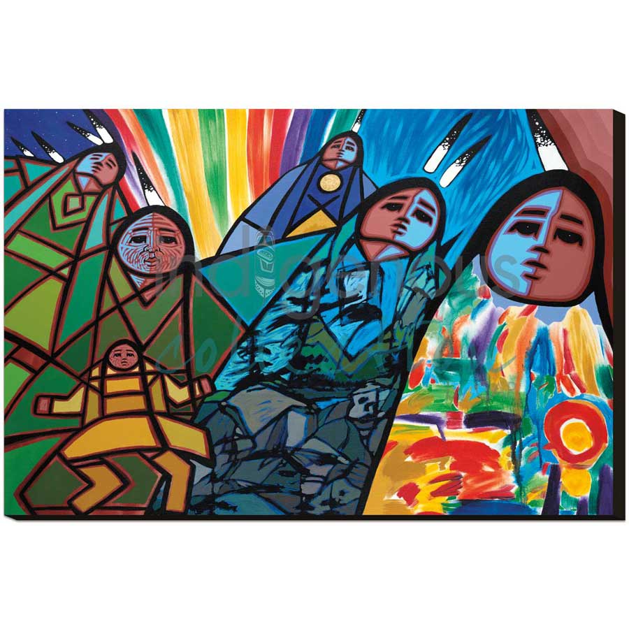 The Lives We Lived by artist Jerry Whitehead - Cree. Indigenous Collection