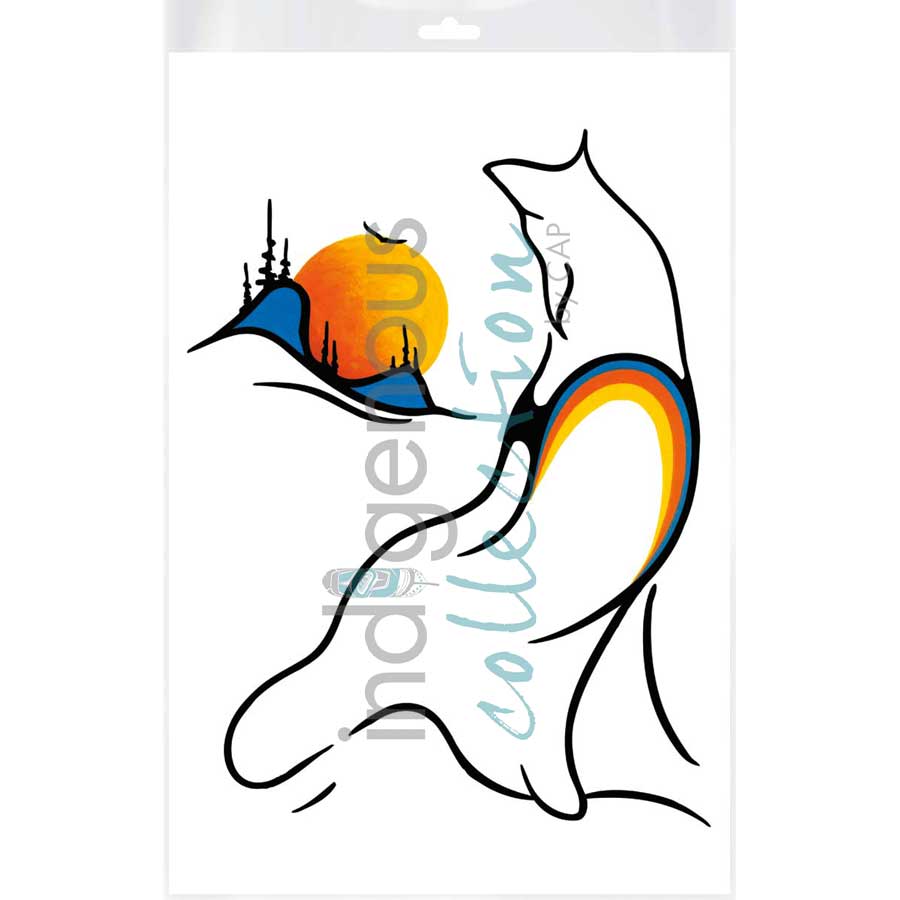Calling For Love by artist Clemance Wescoupe - Ojibway. Indigenous Collection