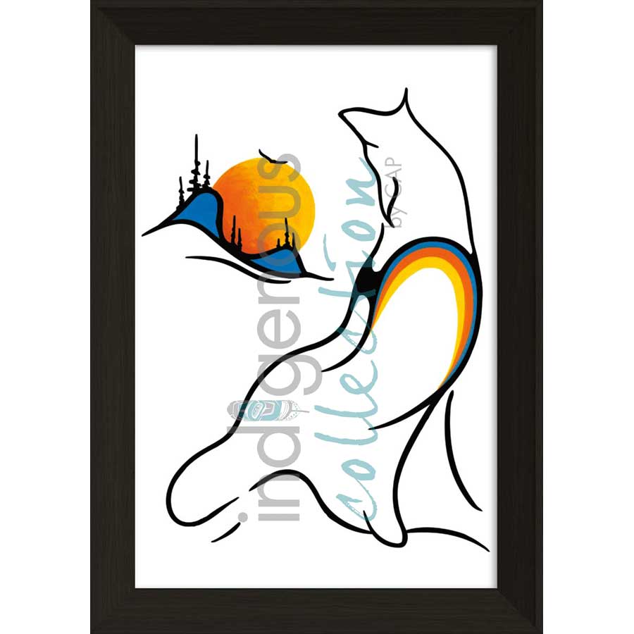 Calling For Love by artist Clemance Wescoupe - Ojibway. Indigenous Collection