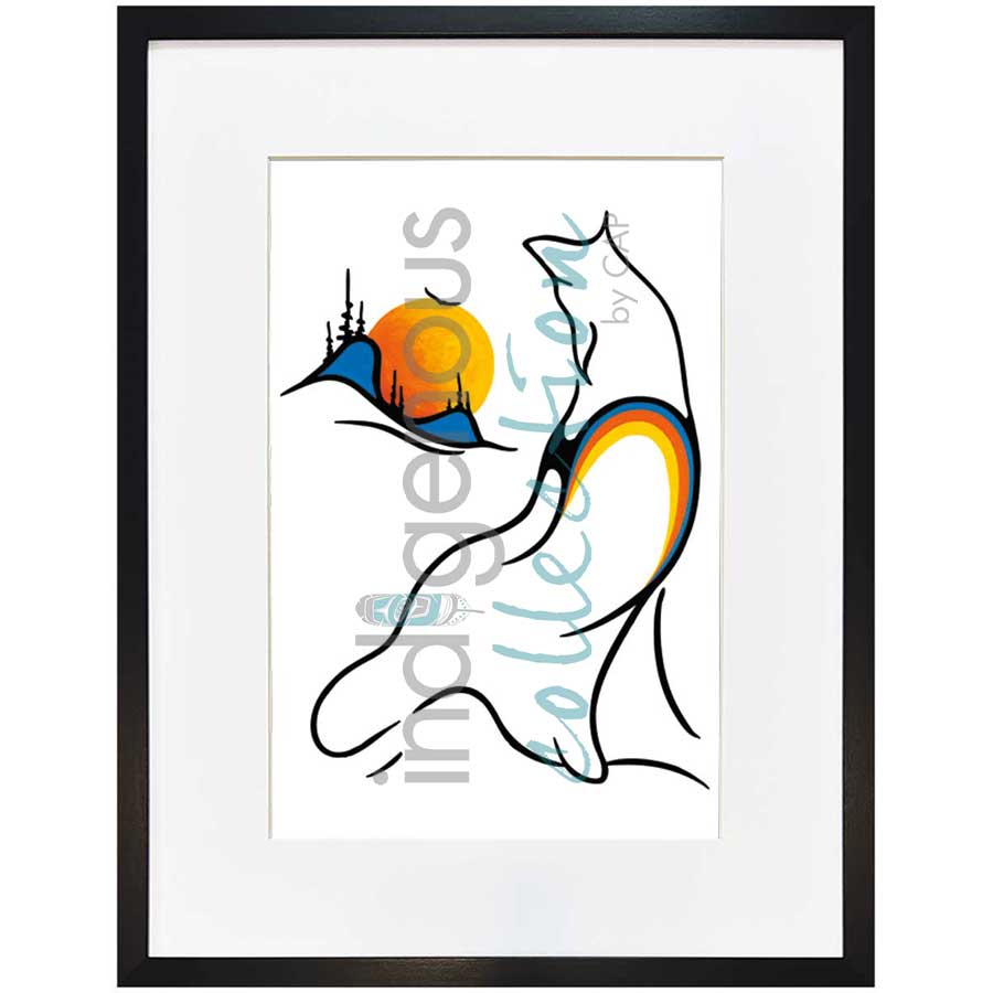 Calling For Love by artist Clemance Wescoupe - Ojibway. Indigenous Collection