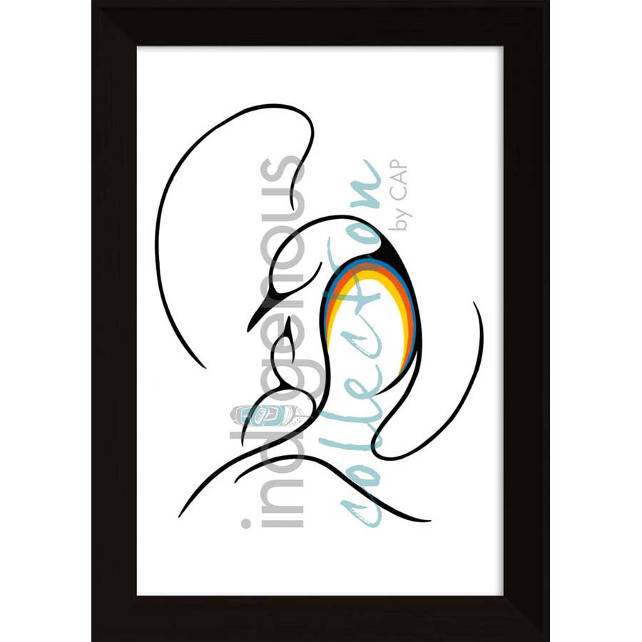 Mother's Love by artist Clemance Wescoupe - Ojibway. Indigenous Collection