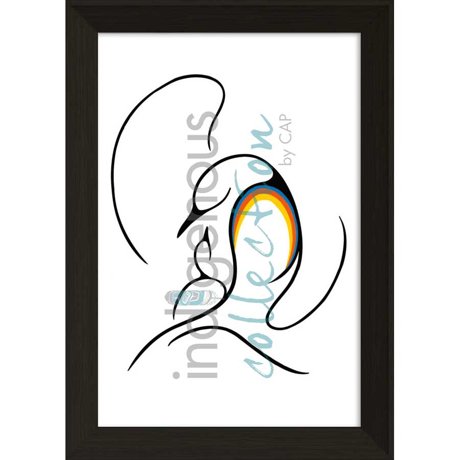 Mother's Love by artist Clemance Wescoupe - Ojibway. Indigenous Collection
