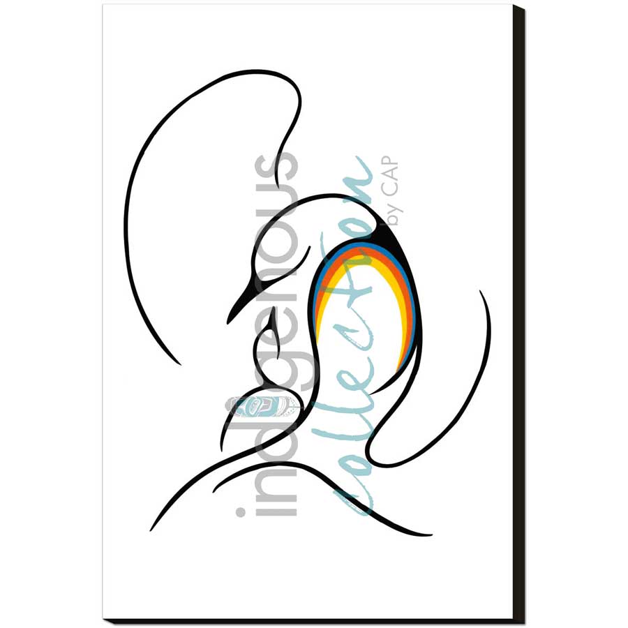 Mother's Love by artist Clemance Wescoupe - Ojibway. Indigenous Collection