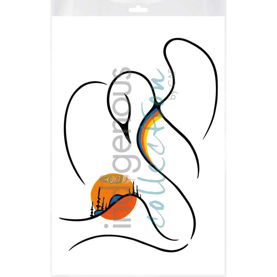 Serenity by artist Clemance Wescoupe - Ojibway. Indigenous Collection