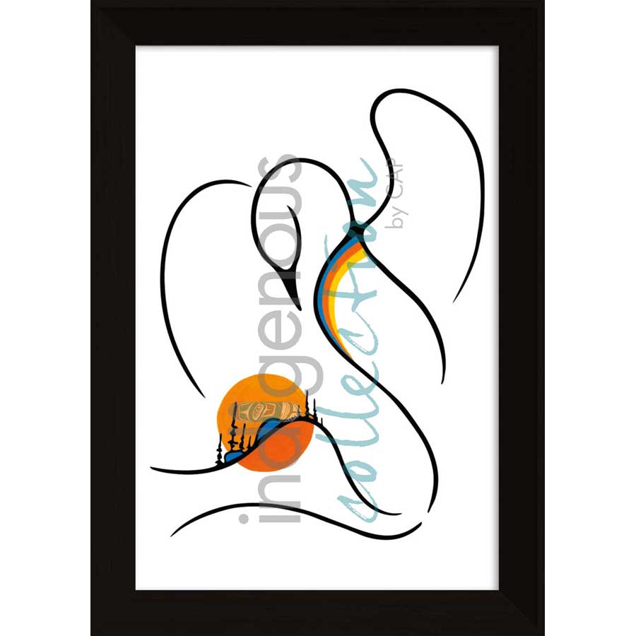 Serenity by artist Clemance Wescoupe - Ojibway. Indigenous Collection